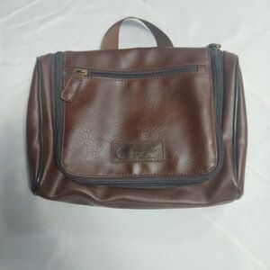 Original Penguin Dark Brown Toiletry Bag